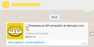 Aniversário Mercado Livre é golpe?