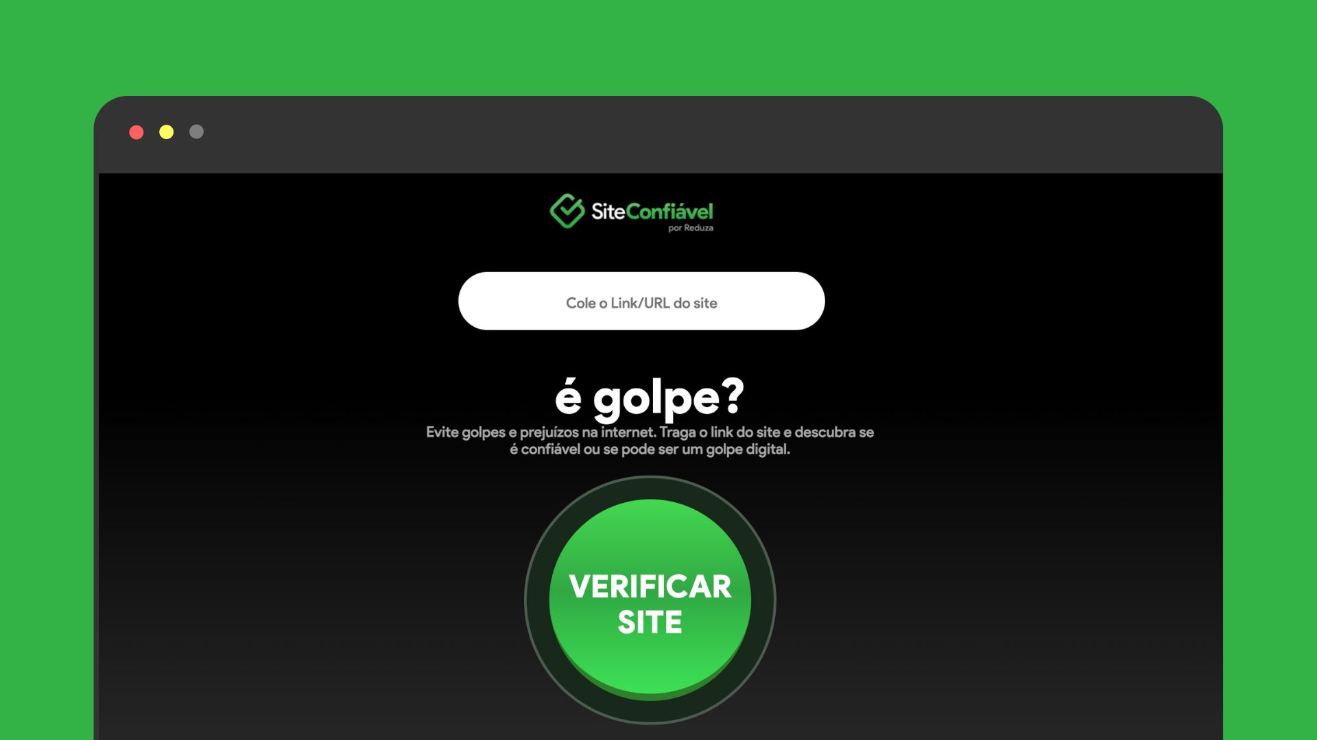 Evite Golpes na Internet com o Site Confiável